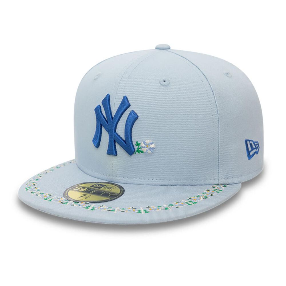 Gorra 59fifty New York Yankees Mlb Floral Border Pastel Blue image number 0.0